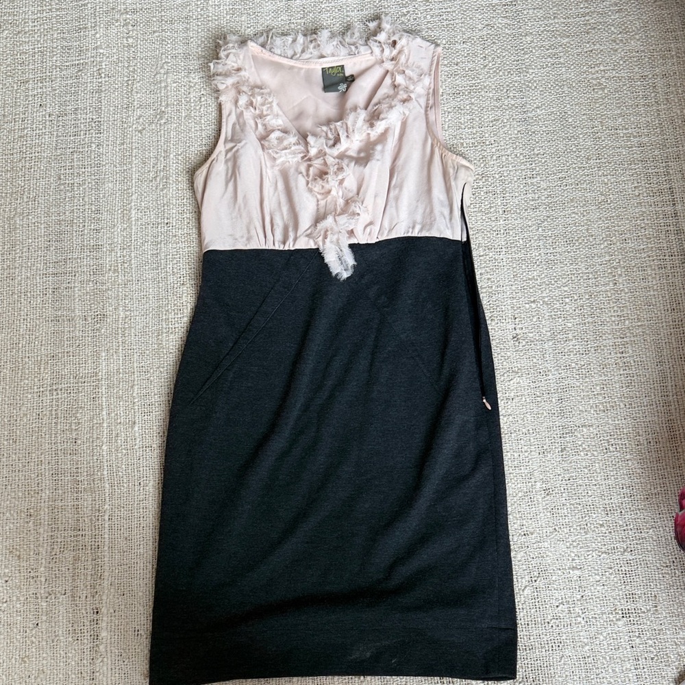 Taylor Pink and Black Mini Dress